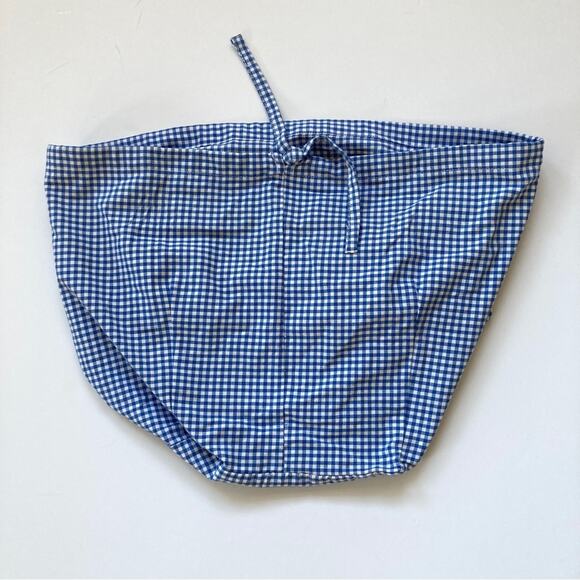 Pottery Barn Kids Other - Pottery Barn Kids Gingham Basket Liner Blue White